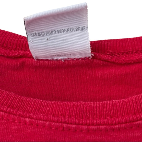 Vintage Tweety Bird Shirt Size Medium Red Warner Bros Studio Store 2000 Y2K 90s - Picture 6 of 7